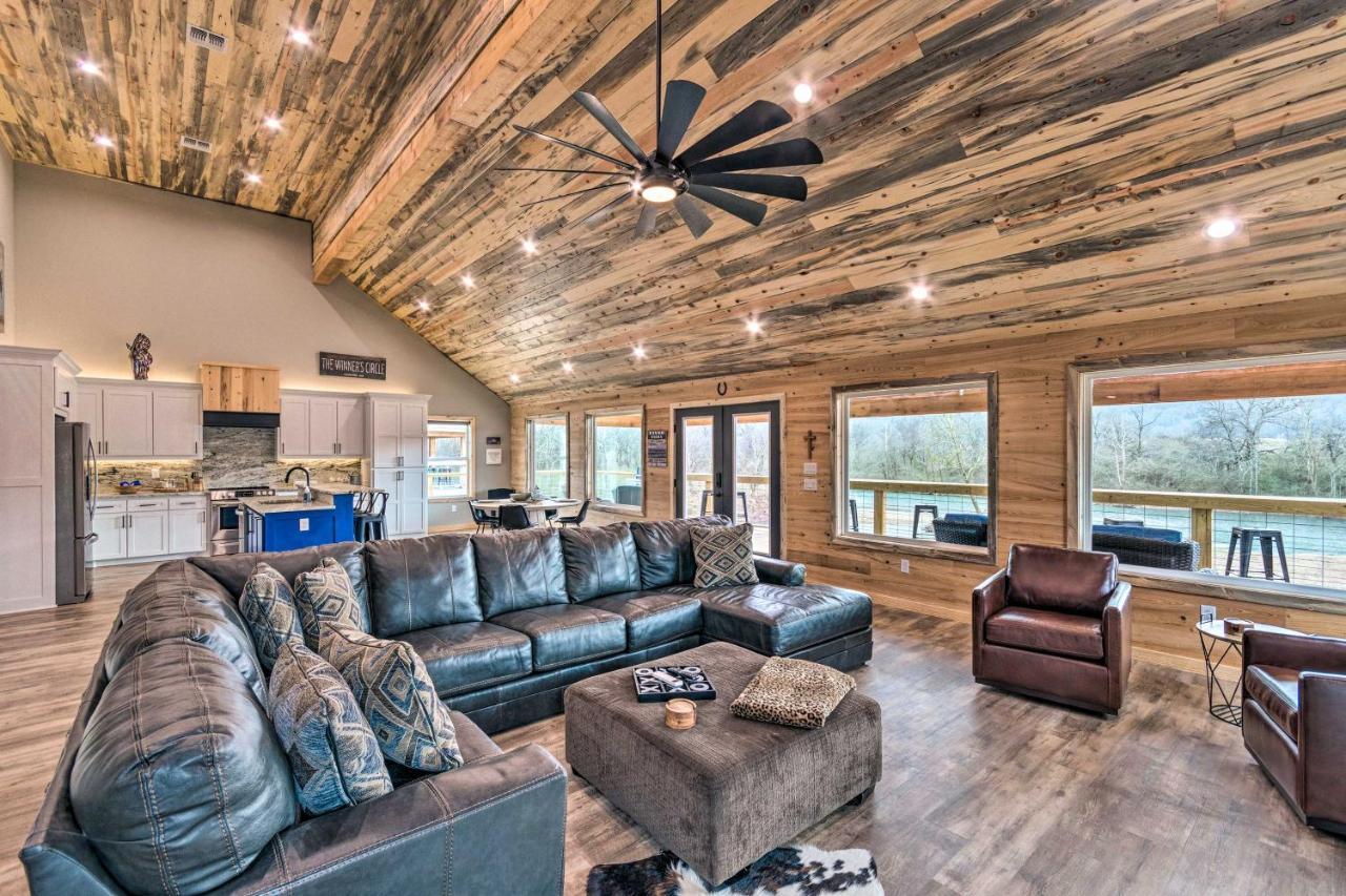 Upscale Riverfront Home With Beach And Fire Pit! Glenwood Extérieur photo
