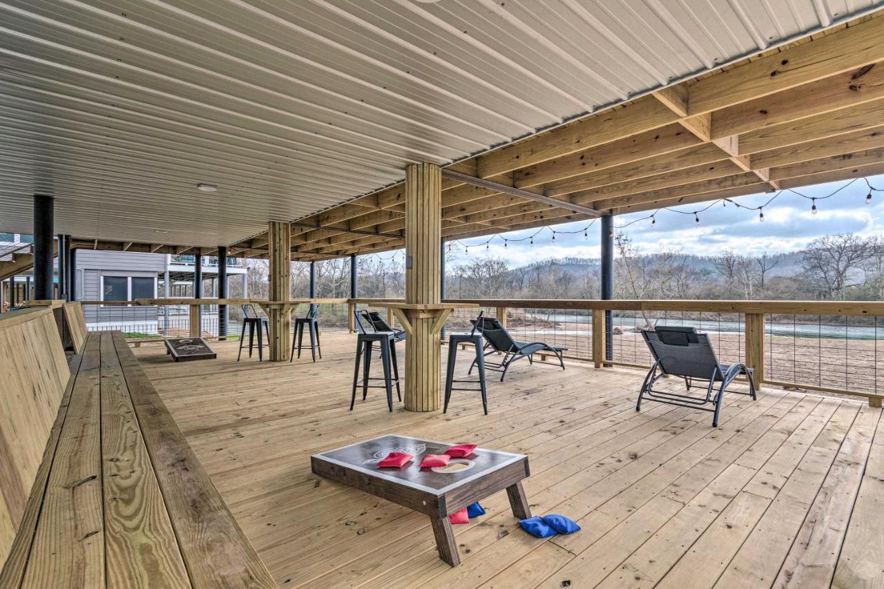 Upscale Riverfront Home With Beach And Fire Pit! Glenwood Extérieur photo